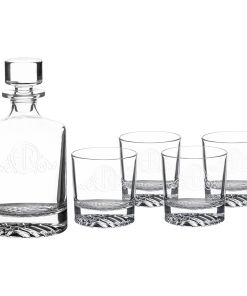 Round Glass Decanter Set