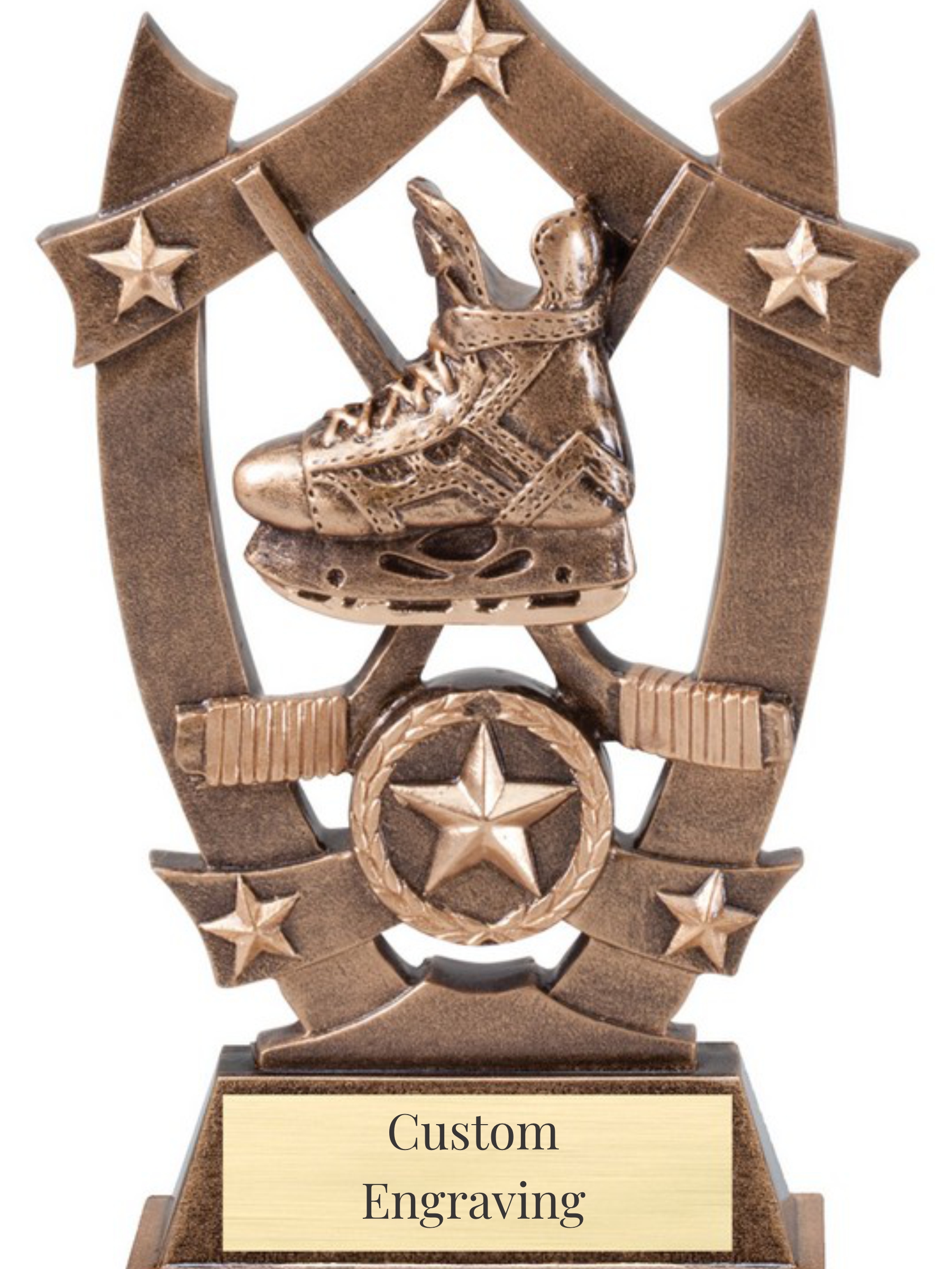 Ice Hockey Star Resin Trophy