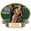 Motion Lacrosse Oval Plaque (Female)