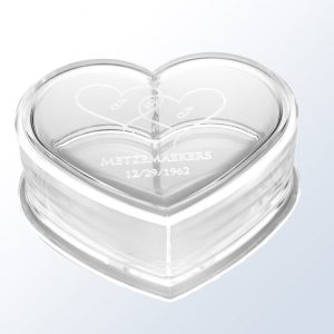 Acrylic Heart Box