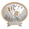 Oval Legend Texas Hold'em Plaque