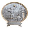 Oval Legend Volleyball Plaque (Male)