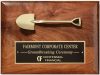 Shovel on Walnut Plaque