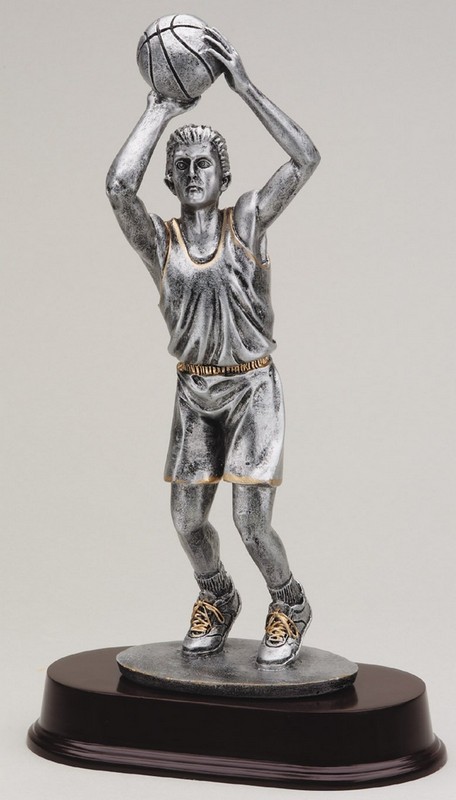 Male Basketball Jumper Trophy