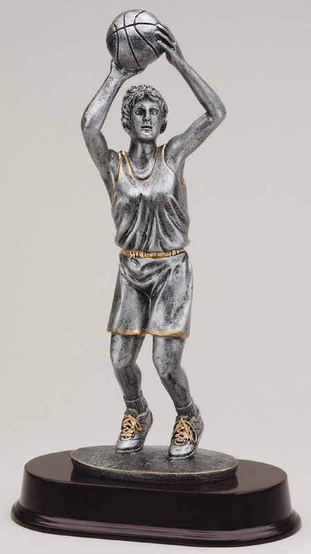 Female Basketball Jumper Trophy