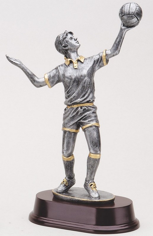 Resin Volleyball Figure Trophy (Female)