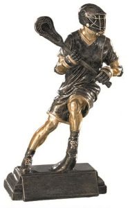 Male Lacrosse Figure Trophy