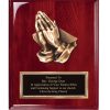 Rosewood Prayer Hands Plaque