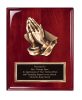 Rosewood Prayer Hands Plaque