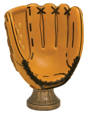 Color Baseball Glove Trophy