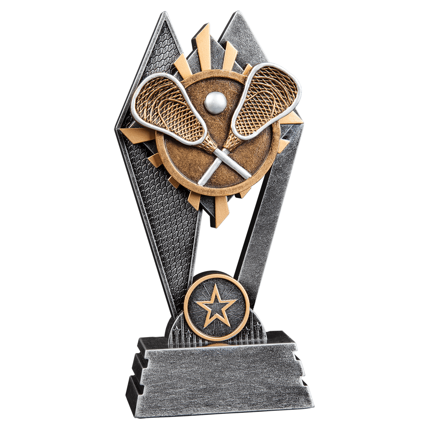 Lacrosse Star Resin Trophy