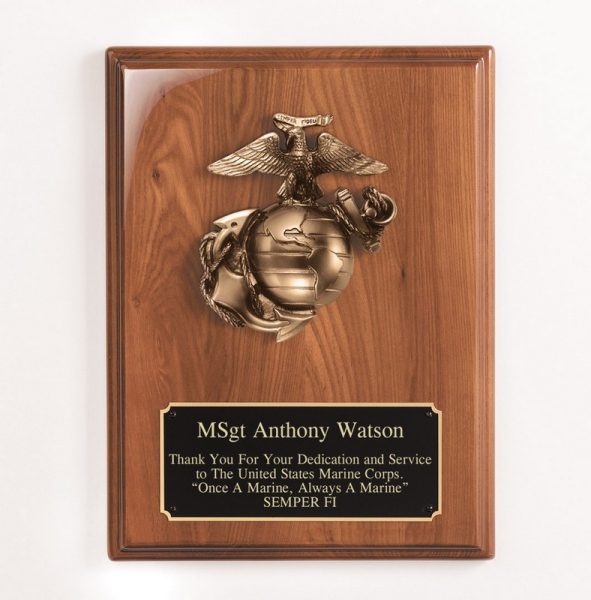 Walnut Marine Plaque