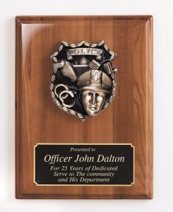 Walnut Police Service Plaque