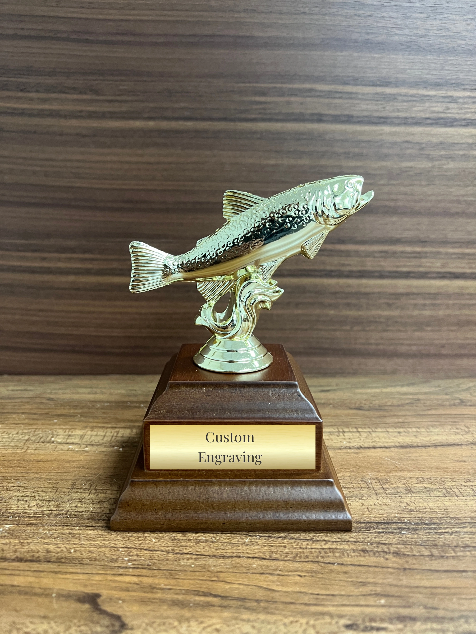 thumbnail image 2 of Fishing Trophy For Angling Carp & Bass Awards | Silver Finish With Free Engraving | Trophy Planet 2 of 5