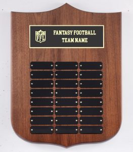 Fantasy Football Perpetual Plaque