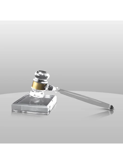 Acrylic Gavel Set