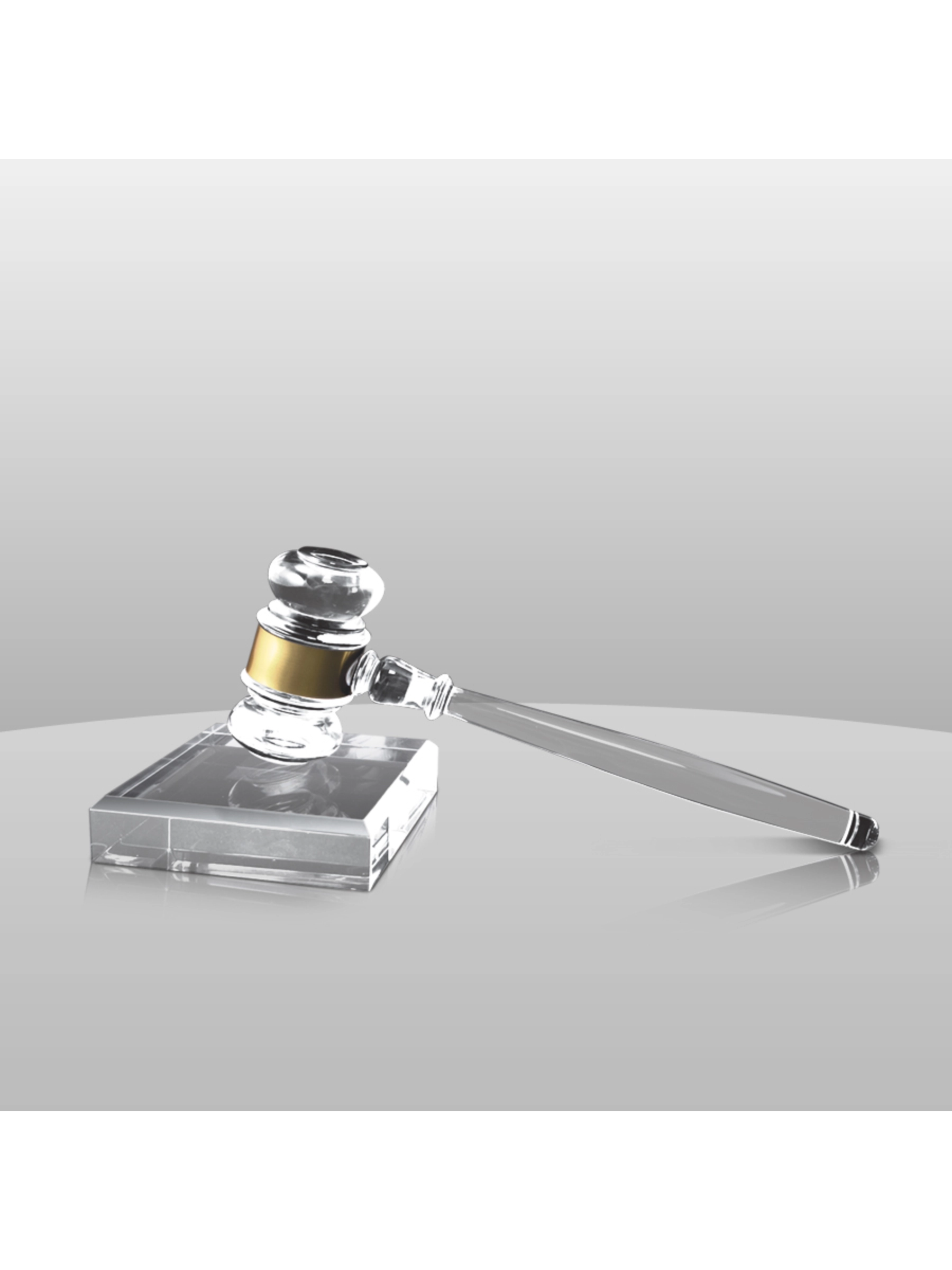 Acrylic Gavel Set