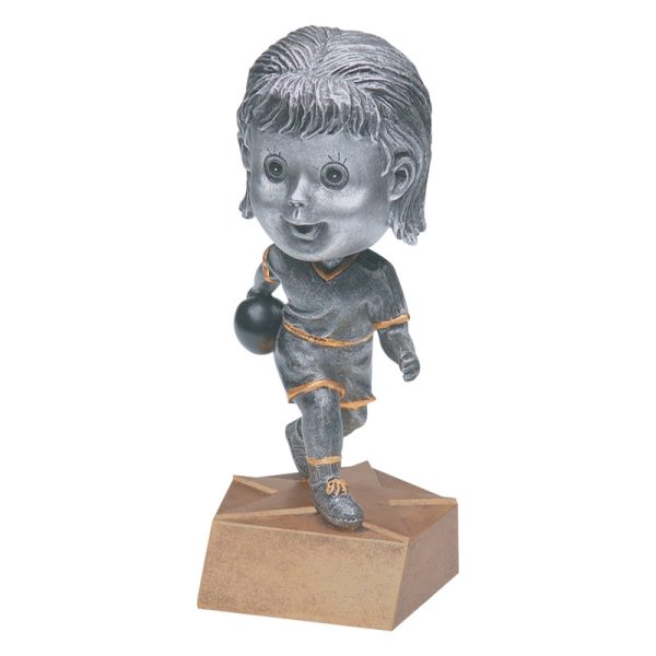 Bowling Bobblehead Trophy (Female)