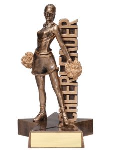 Cheerleader Resin Trophy