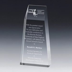 Crystal Cardiff Tower Award