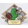 Football Diamond Plate Trophy