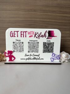 Fitness QR Code Sign