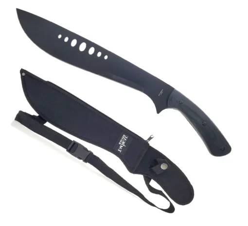 Black Wood Handle Hunting Knife