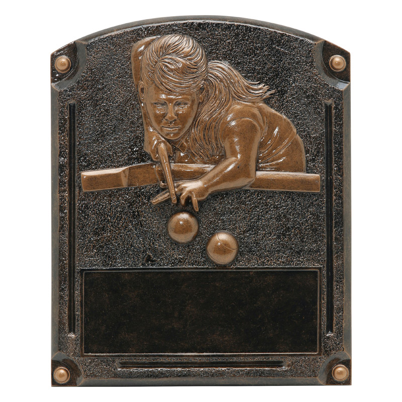 Pool Legends Plaque (Female)