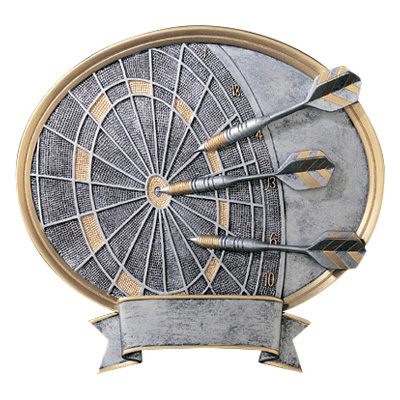 Oval Legend Darts Plaque