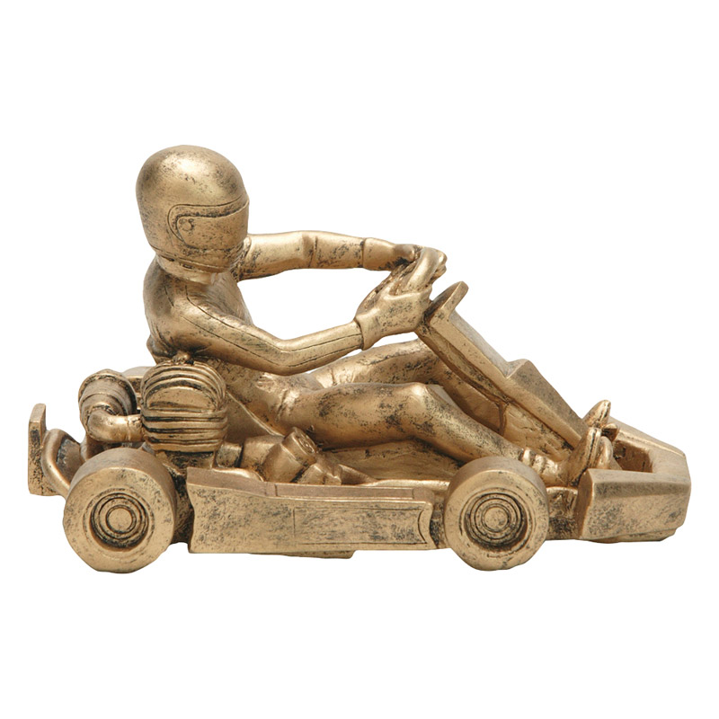 Gold Go-Kart Trophy Gold Go-Kart Trophy