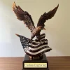 American Flag Eagle Trophy