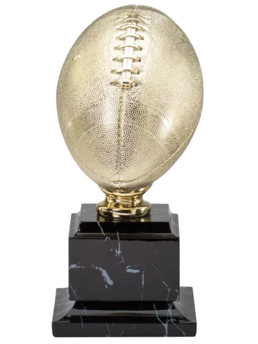 Bright Gold Football Trophy