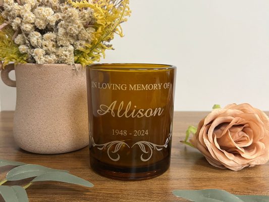 Engraved Candle