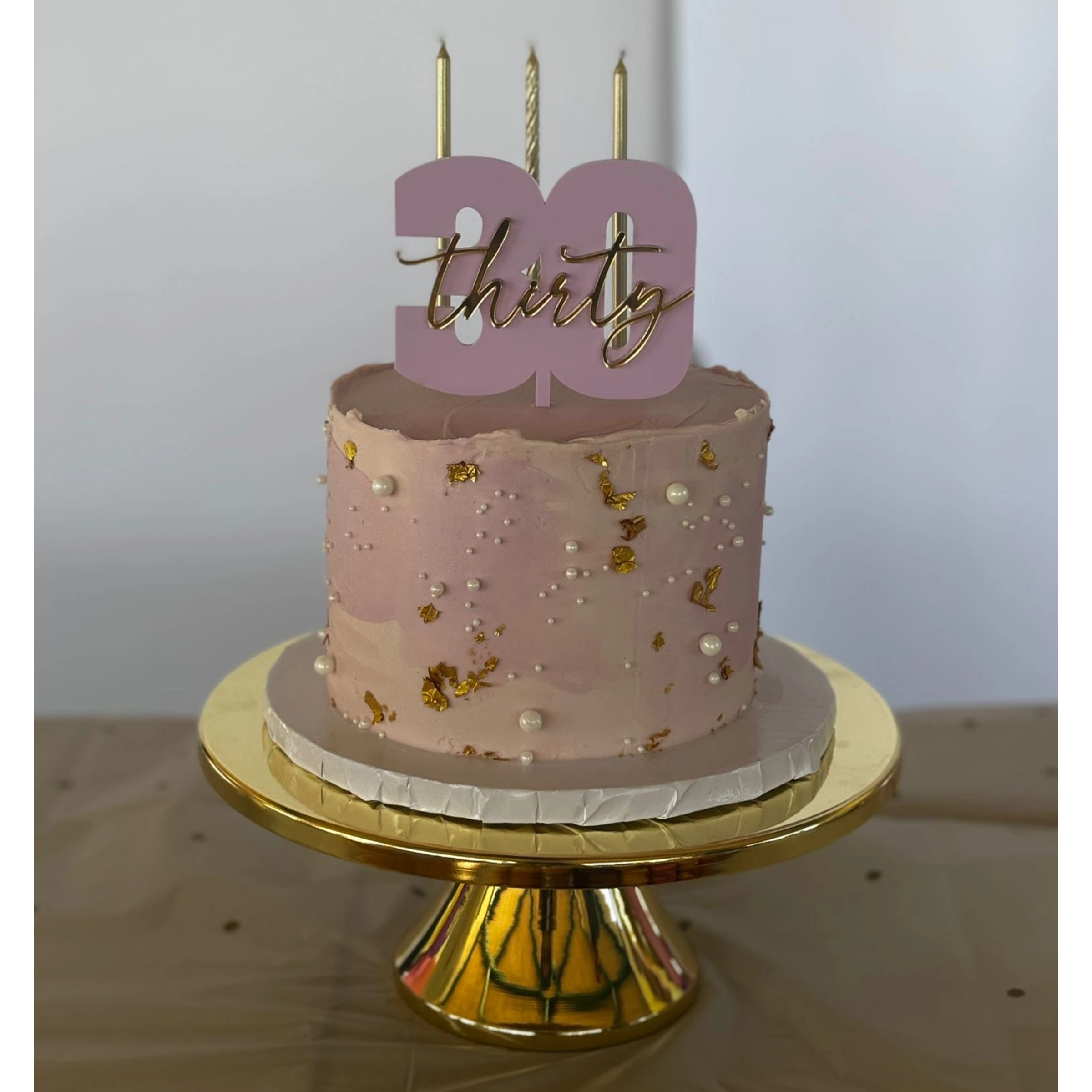 Flirty Thirty Cake Topper