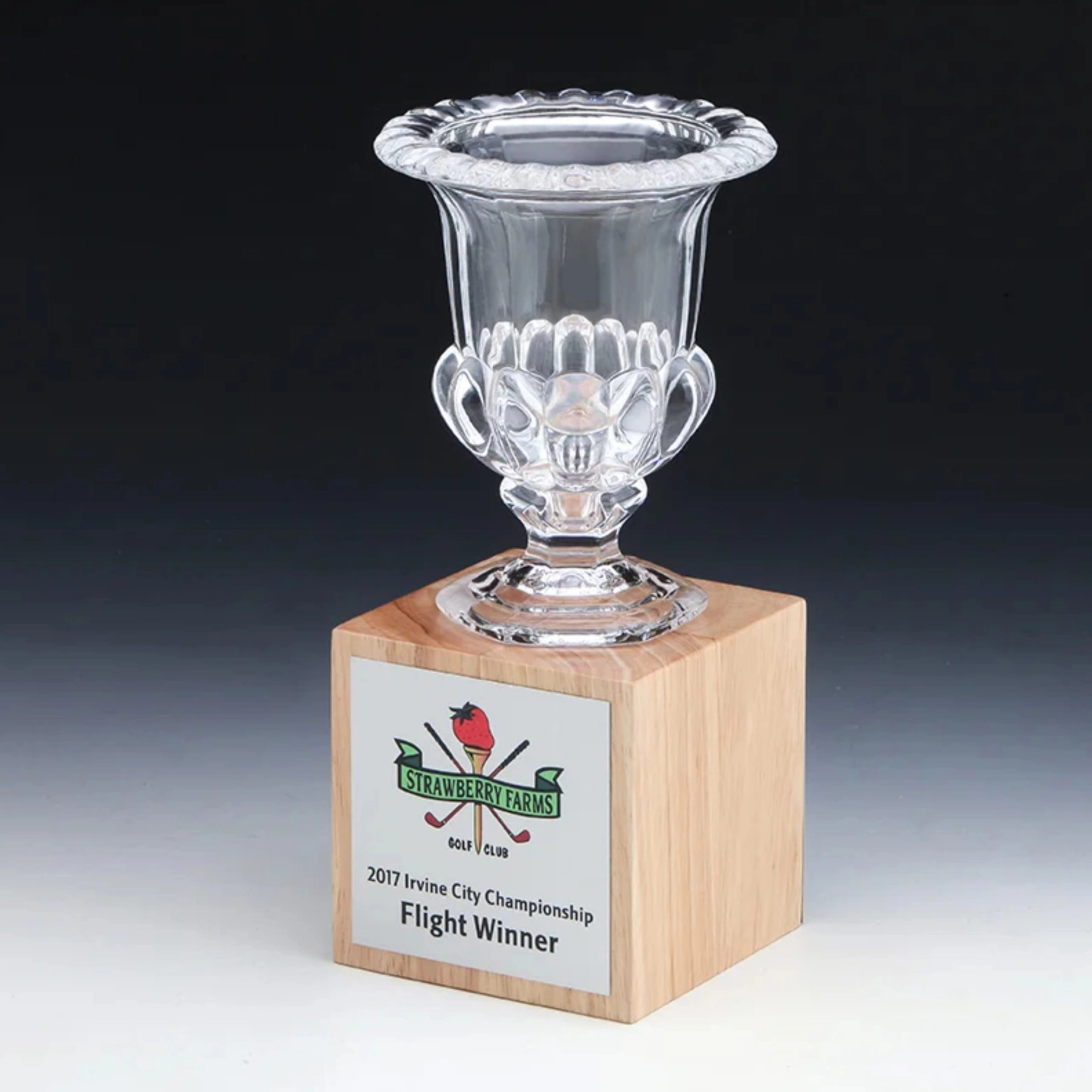 Glass Trophy Cup