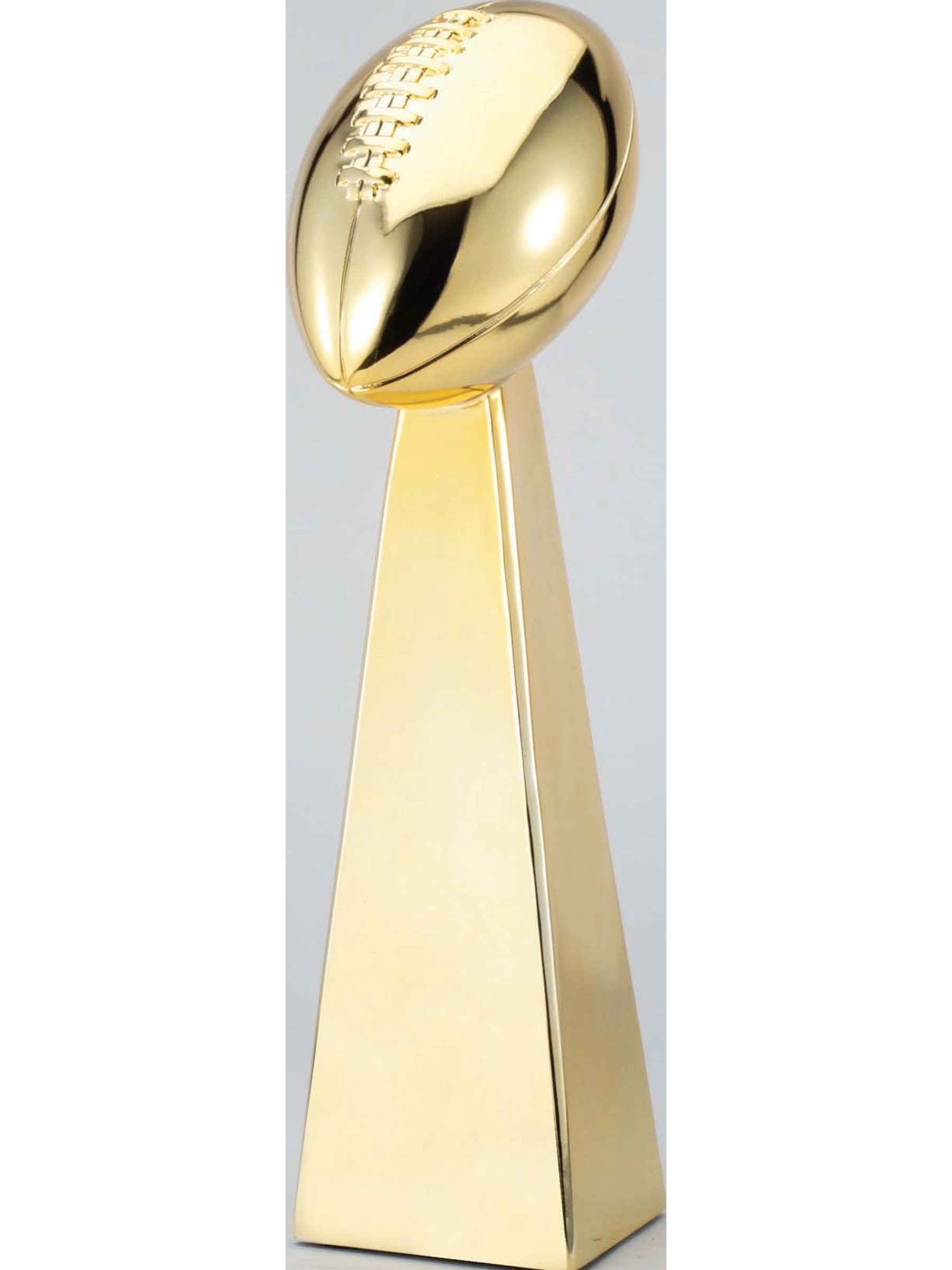 Gold Football Tower Trophy