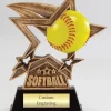 Star Softball Resin Trophy