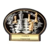 Color Oval Chess Plaque