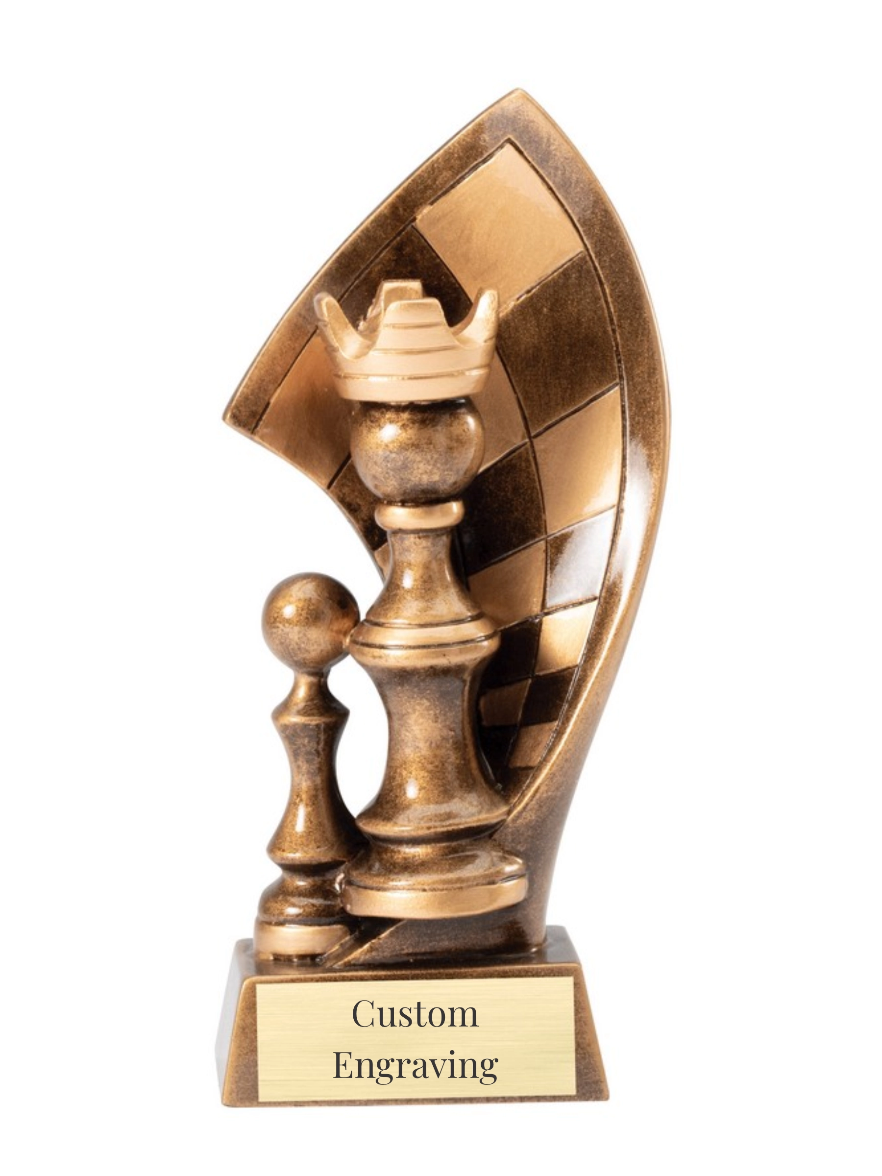 Gold Chess Resin Trophy