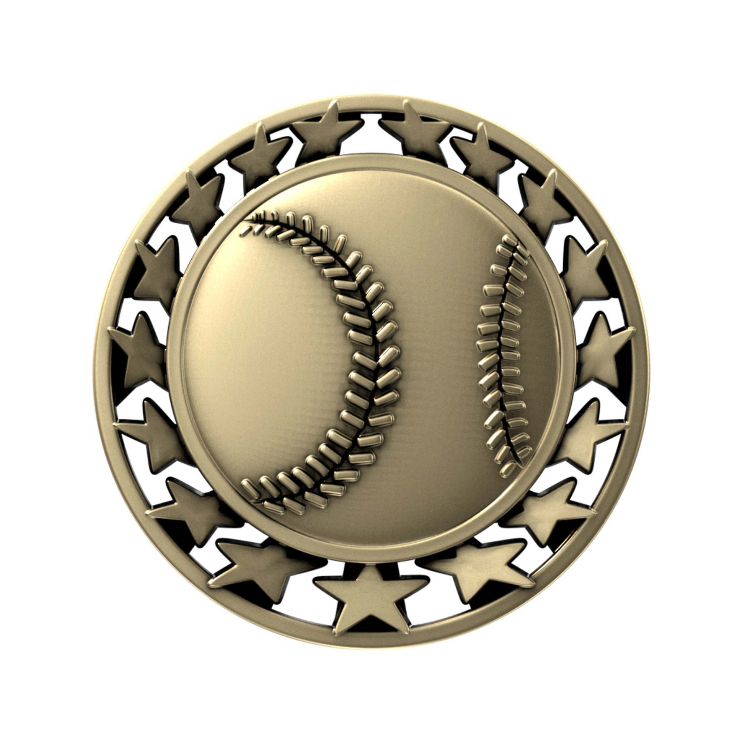 Baseball Star Medal