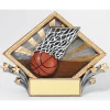 Basketball Diamond Resin Trophy