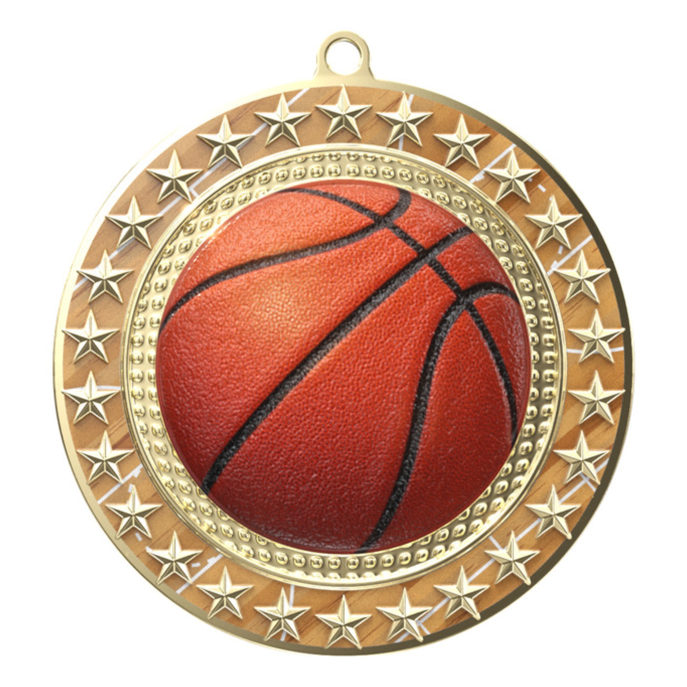 Radiant Star Basketball Medal