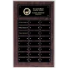 Cherry Finish 24 Plate Perpetual Plaque