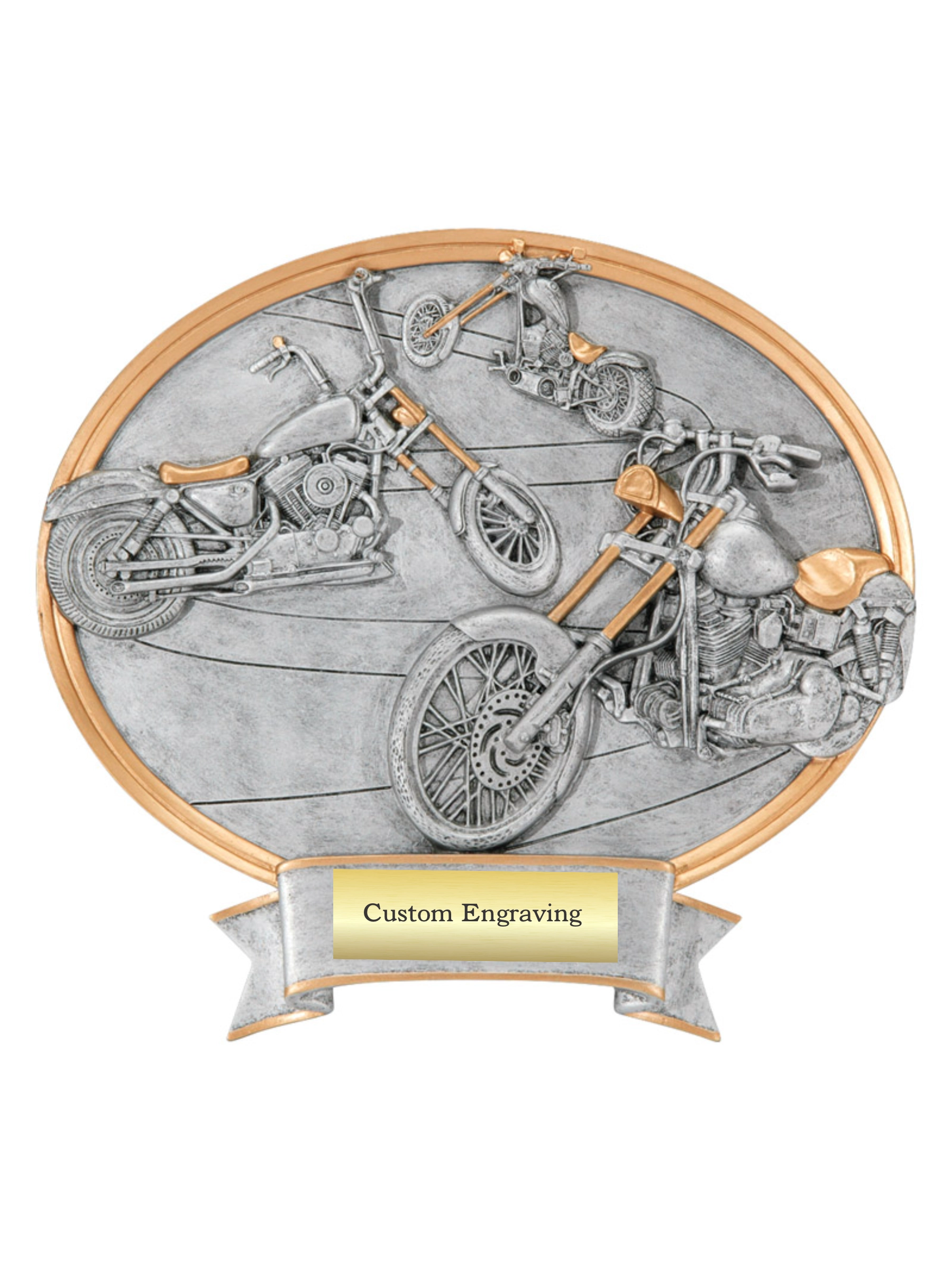 Oval Legend Chopper Plaque