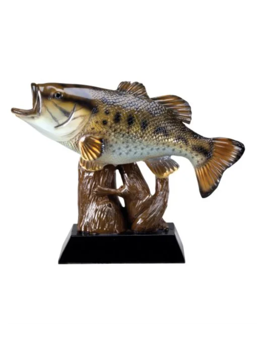 Color Bass Fishing Trophy