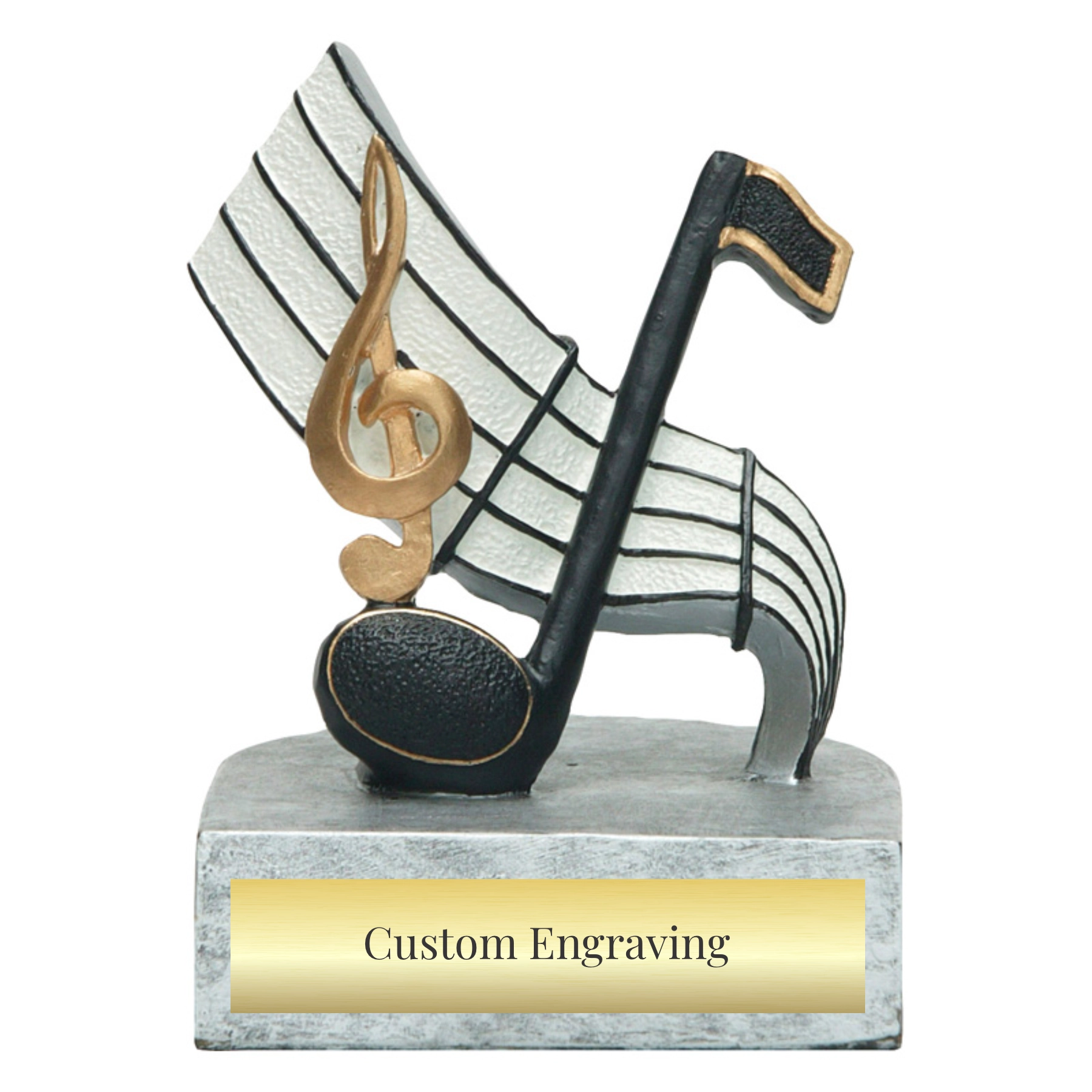 Color Resin Music Trophy