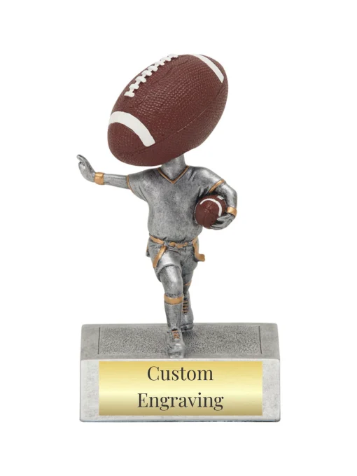 Flag Football Bobblehead Trophy