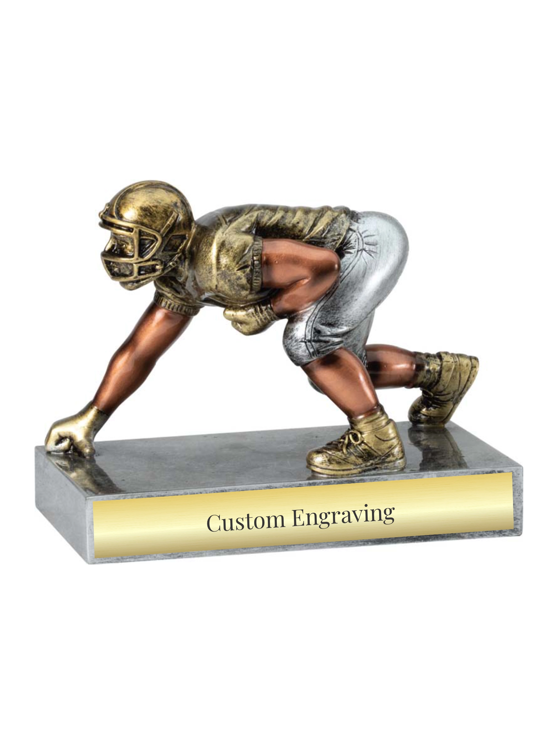 Football Lineman Resin Trophy