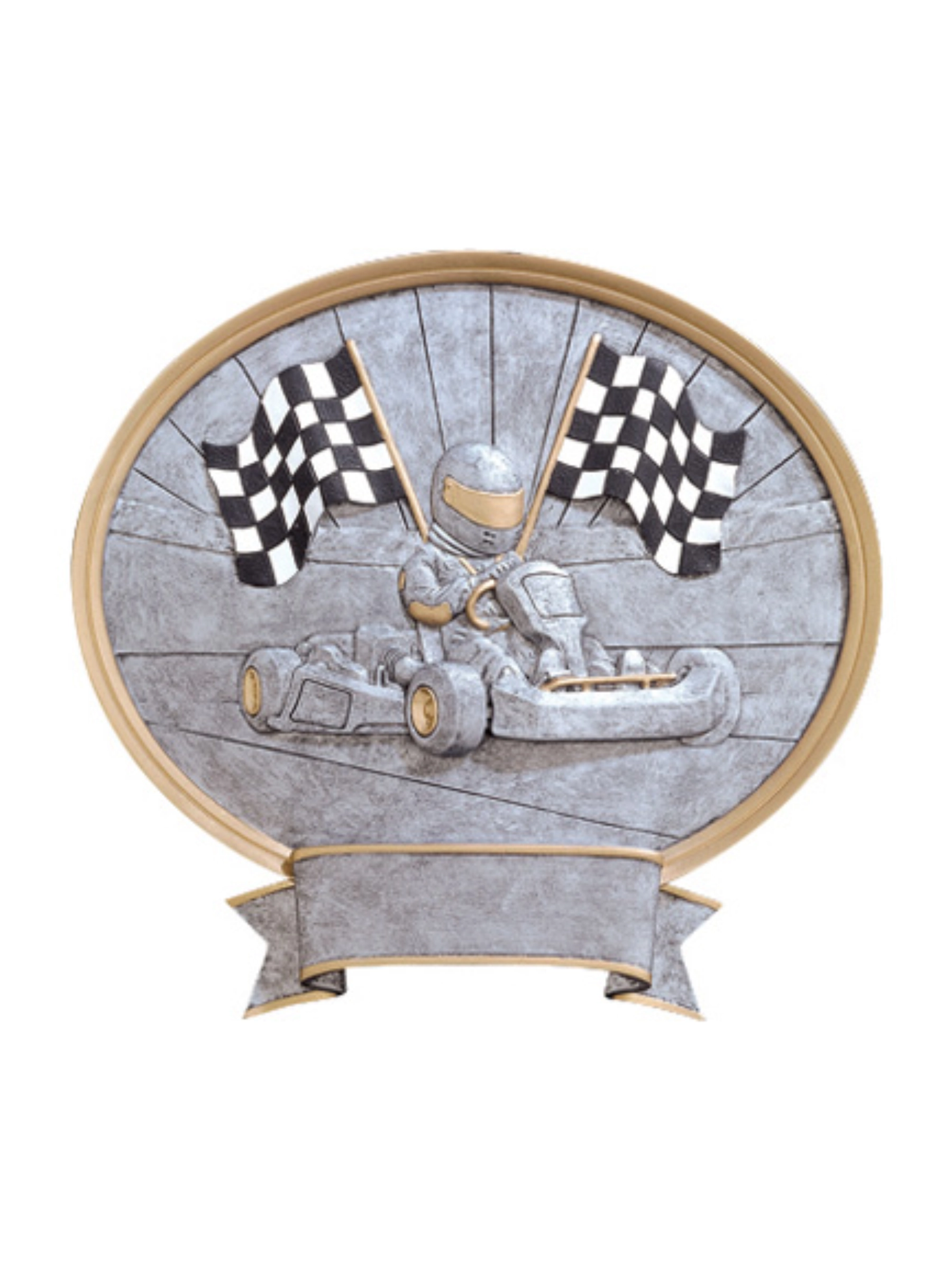 Oval Legend Go-Kart Plaque