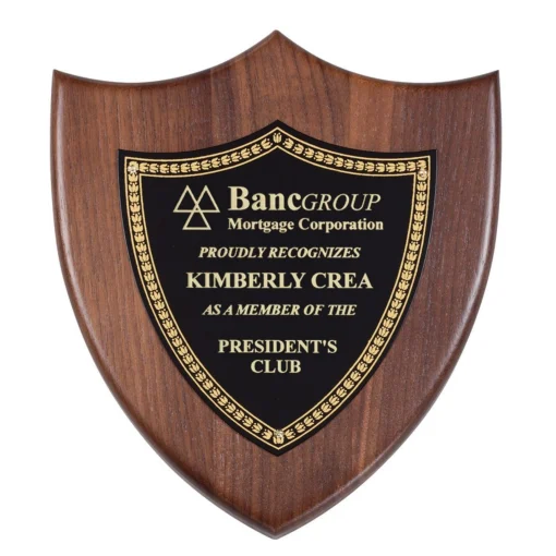 Peaked Shield Plaque